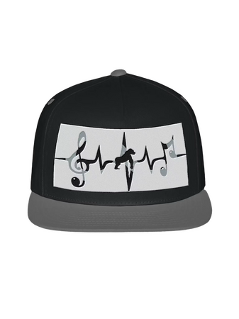HEARTBEAT MELODY SNAPBACK CAP HEARTBEAT MELODY SNAPBACK CAP